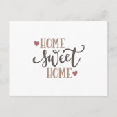 Zuhause-Süßes Zuhause Postkarte (Vorderseite)