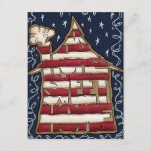 Zuhause-Süßes Zuhause Postkarte