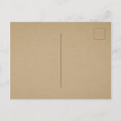 Zuhause-süßes Zuhause-saftige bewegliche Ankündigungspostkarte (Rückseite)