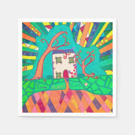 Zuhause-Süßes Zuhause Serviette