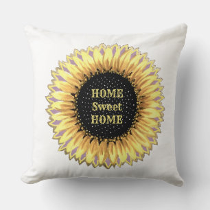 Zuhause Süßes Zuhause Sonnenblume Kissen