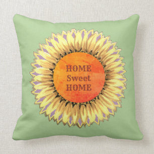 Zuhause Süßes Zuhause Sonnenblume Kissen