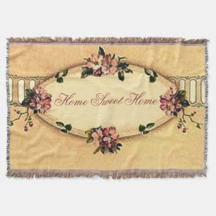 Zuhause-süßes Zuhause-Vintager Hartriegel-Afghan Decke