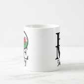 ZUHAUSE Swansea Wales 11oz Kaffeetasse (Mittel)