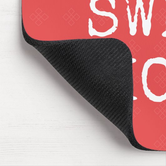 Zuhause-Swe-Zuhause-minimales Design Mousepad (Ecke)