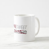 Zuhause Sweet Alabama American State Flag Hearts Kaffeetasse (VorderseiteRechts)