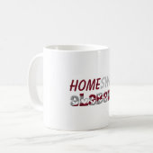 Zuhause Sweet Alabama American State Flag Hearts Kaffeetasse (Vorderseite Links)