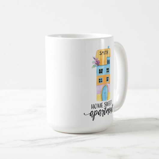 Zuhause Sweet Apartment Kaffeetasse (VorderseiteRechts)