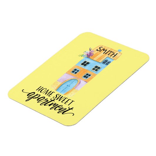 Zuhause Sweet Apartment Magnet (Linke Seite)