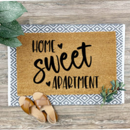 Zuhause Sweet Apartment Welcome Mat Doormat Fußmatte