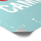 Zuhause Sweet Camper - Shasta Queen of the RV Road Poster (Ecke)