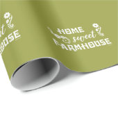 ZUHAUSE SWEET FARMHOUSE GESCHENKPAPIER (Rolleneckpunkt)