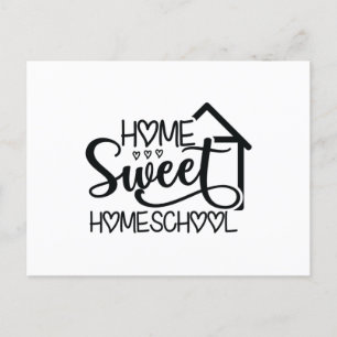 Zuhause Sweet Homeschool Postkarte