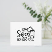 Zuhause Sweet Homeschool Postkarte (Stehend Vorderseite)