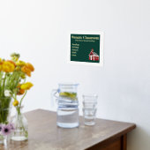 Zuhause Sweet Homeschooling Schulhaus Chalkboard Foliendrucke (Ablage(Küche))