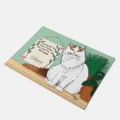 Zuhause Sweet Kitty Zuhause Fußmatte (Schrägansicht)