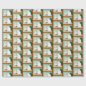 Zuhause Sweet Kitty Zuhause Geschenkpapier (Flach)
