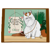 Zuhause Sweet Kitty Zuhause Große Geschenktüte (Vorderseite)