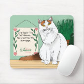 Zuhause Sweet Kitty Zuhause Mousepad (Mit Mouse)