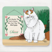 Zuhause Sweet Kitty Zuhause Mousepad (Vorne)