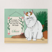 Zuhause Sweet Kitty Zuhause Puzzle (Horizontal)