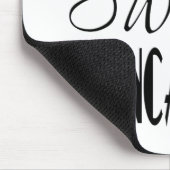 Zuhause Sweet Man-Höhle - schwarz Mousepad (Ecke)