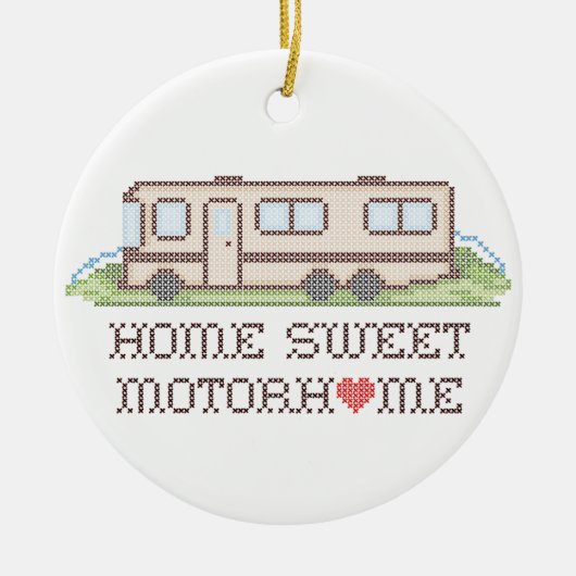 Zuhause Sweet Motor Zuhause Ornament (Vorne)