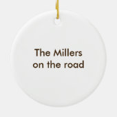 Zuhause Sweet Motor Zuhause Ornament (Hinten)