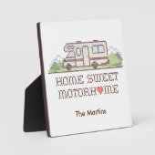 Zuhause Sweet Motor Zuhause Plaque Fotoplatte (Vorderseite)
