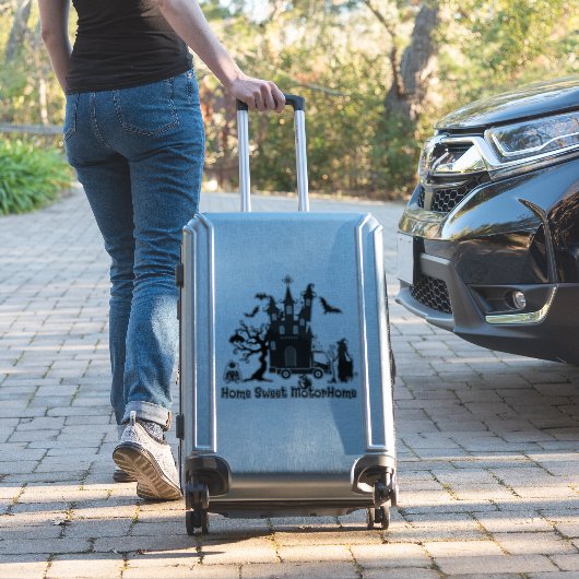 Zuhause Sweet MotorHome Aufkleber (Koffer Insitu)