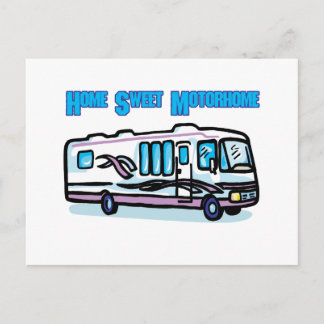 Zuhause Sweet Motorhome Postkarte