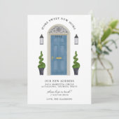 Zuhause Sweet New Zuhause Moving Einladung (Stehend Vorderseite)
