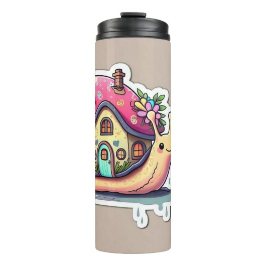 "Zuhause Sweet Shelter" Thermosbecher (Vorderseite)