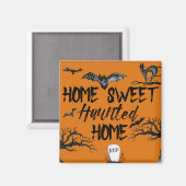Zuhause Sweet Spuk Zuhause Halloween Magnet (Vorderseite/Rückseite)