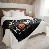 Zuhause Sweet Spuk Zuhause Personalisiert Hallowee Fleecedecke