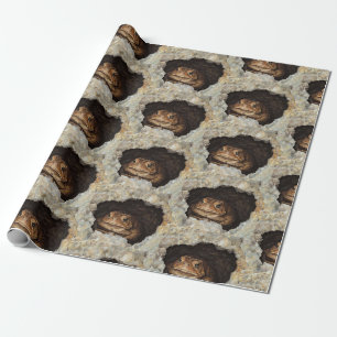 Zuhause Sweet Toad Zuhause Geschenkpapier
