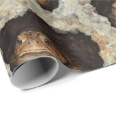 Zuhause Sweet Toad Zuhause Geschenkpapier (Rolleneckpunkt)