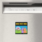 ZUHAUSE SWEET ZUHAUSE $3.00 MAGNET (In Situ (Geschirrspüler))
