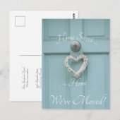 Zuhause Sweet Zuhause - Adressenänderung Postkarte (Vorne/Hinten)