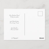 Zuhause Sweet Zuhause - Adressenänderung Postkarte (Rückseite)