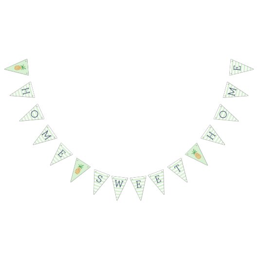 Zuhause Sweet Zuhause Ananas Housewarming Party Wimpelkette (Alle)