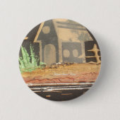 Zuhause Sweet Zuhause Art Print Button (Vorderseite)