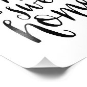 Zuhause Sweet Zuhause | Art Print Fotodruck (Ecke)