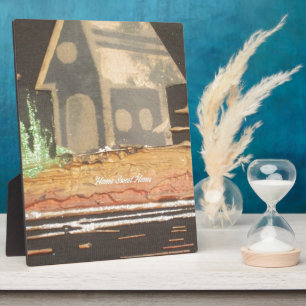 Zuhause Sweet Zuhause Art Print Fotoplatte