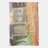 Zuhause Sweet Zuhause Art Print Geschirrtuch (Vertikal)