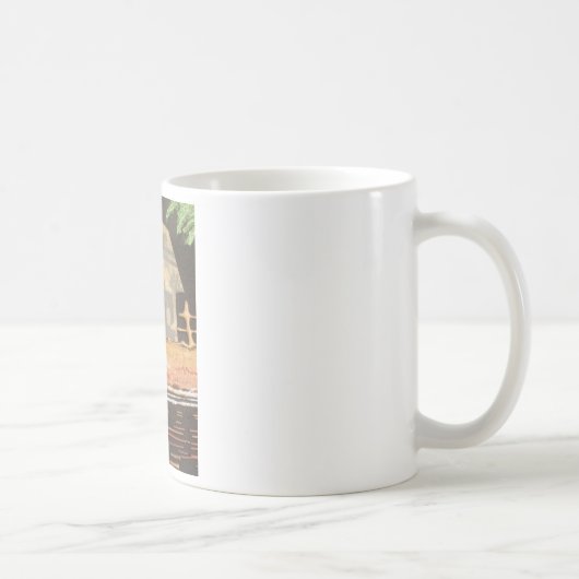 Zuhause Sweet Zuhause Art Print Kaffeetasse (Rechts)