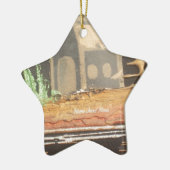 Zuhause Sweet Zuhause Art Print Keramikornament (Links)