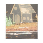 Zuhause Sweet Zuhause Art Print Notizblock (Vorderseite)