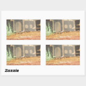 Zuhause Sweet Zuhause Art Print Rechteckiger Aufkleber (Blatt)