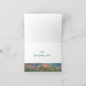 Zuhause Sweet Zuhause Artistic Village Dankeskarte (Innenseite)